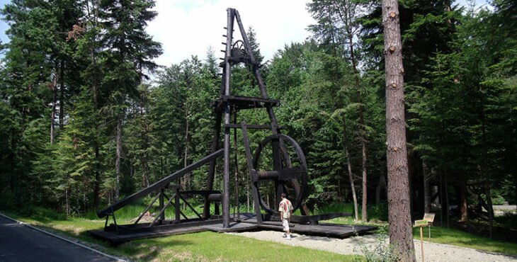 Oil mine in Bóbrka